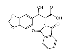 (2R,3S)-3-(1,3-Benzodioxol-5-yl)-3-hydroxy-2-[1,3-dihydro-1,3-dioxo-2H-isoindol-2-yl]propionic acid picture