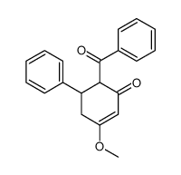 6-benzoyl-3-methoxy-5-phenylcyclohex-2-en-1-one Structure