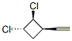 Cyclobutane, 1,2-dichloro-3-ethynyl-, (1alpha,2beta,3beta)- (9CI) Structure