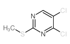 4,5-dichloro-2-methylsulfanylpyrimidine structure