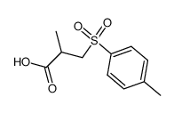 2-Methyl-3-tosylpropanoic acid结构式