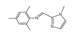 (2,4,6-trimethylphenyl)imino-(1-methylimidazol-2-yl)methane Structure
