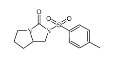 2-tosyltetrahydro-1H-pyrrolo[1,2-c]imidazol-3(2H)-one结构式