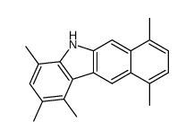 1,2,4,7,10-pentamethyl-5H-benzo[b]carbazole结构式