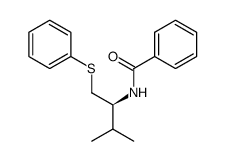 (S)-N-(3-methyl-1-(phenylthio)butan-2-yl)benzamide Structure