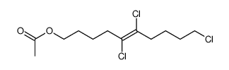 Essigsaeure-<5,6,10-trichlor-decen-(5)-yl-ester>结构式