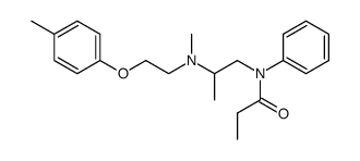 N-{2-[Methyl-(2-p-tolyloxy-ethyl)-amino]-propyl}-N-phenyl-propionamide Structure