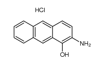 2-amino-[1]anthrol, hydrochloride结构式