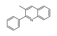 3-methyl-2-phenylquinoline Structure