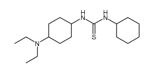 N-cyclohexyl-N'-(4-diethylamino-cyclohexyl)-thiourea结构式