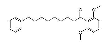 1-(2,6-Dimethoxybenzoyl)-8-phenyloctane Structure