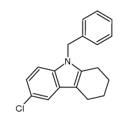 6-chloro-N-benzyl-1,2,3,4-tetrahydrocarbazole Structure