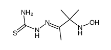 Thiosemicarbazone of 3-hydroxyamino-3-methyl-2-butanone结构式