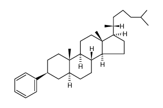 3β-phenylcholestane Structure