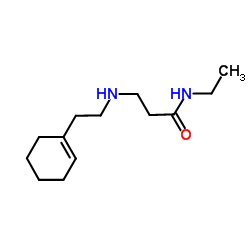 N3-[2-(1-Cyclohexen-1-yl)ethyl]-N-ethyl-β-alaninamide结构式