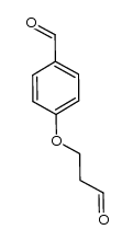 4-(3-oxopropoxy)benzaldehyde Structure