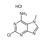 2-chloro-7-methyladenine hydrochloride Structure