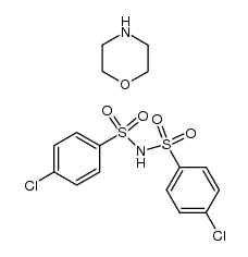 morpholinium salt of di(p-chlorosulfonyl)amine Structure