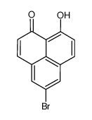 5-bromo-9-hydroxyphenalen-1-one结构式