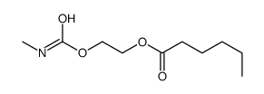 2-(methylcarbamoyloxy)ethyl hexanoate Structure