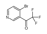 1-(4-bromopyridin-3-yl)-2,2,2-trifluoroethanone Structure