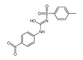 4-METHYL-N-([(4-NITROPHENYL)AMINO]CARBONYL)BENZENESULFONAMIDE结构式