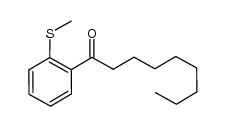 1-(2-(methylthio)phenyl)nonan-1-one结构式