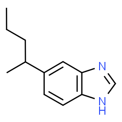 Benzimidazole, 5(or 6)-(1-methylbutyl)- (6CI)结构式