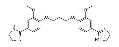1,3-Di-(4-imidazolino-2-methoxyphenoxy)propane structure
