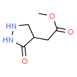 Methyl (3-oxopyrazolidin-4-yl)acetate结构式