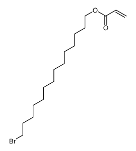 14-bromotetradecyl prop-2-enoate结构式