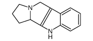 Pyrrolizino[1,2-b]indole, 1,2,3,3a,4,9-hexahydro Structure