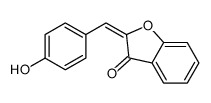 2-[(4-hydroxyphenyl)methylidene]-1-benzofuran-3-one Structure
