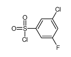 3-Chloro-5-fluorobenzenesulfonyl chloride Structure