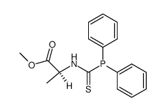 (S)-1-(diphenylphosphino)-N-(1-(methoxycarbonyl)ethyl)thioformamide结构式