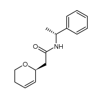 [S-(R*,R*)]-5,6-dihydro-N-(1-phenylethyl)-2H-pyran-2-acetamide结构式
