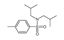 4-methyl-N,N-bis(2-methylpropyl)benzenesulfonamide Structure