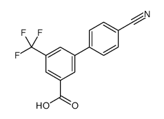 3-(4-cyanophenyl)-5-(trifluoromethyl)benzoic acid Structure