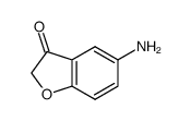5-amino-1-benzofuran-3(2H)-one结构式