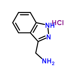(1H-吲唑-3-基)甲胺盐酸盐结构式