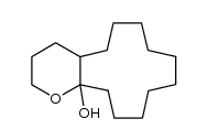 1-hydroxy-16-oxabicyclo[10.4.0]octadecane Structure