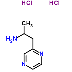 1-(2-Pyrazinyl)-2-propanamine dihydrochloride Structure