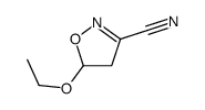 5-ETHOXY-4,5-DIHYDROISOXAZOLE-3-CARBONITRILE Structure