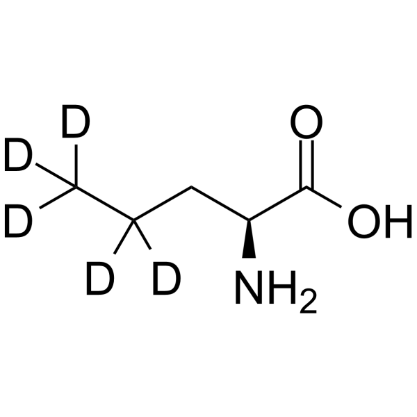 L-Norvaline-d5结构式