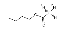 butyl [2-13C,2H3]acetate Structure