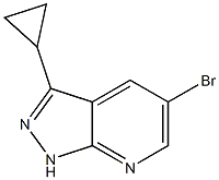 5-BroMo-3-cyclopropyl-1H-pyrazolo[3,4-b]pyridine结构式
