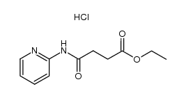 ethyl 4-oxo-4-(pyridin-2-ylamino)butanoate hydrochloride结构式