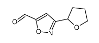 5-Isoxazolecarboxaldehyde,3-(tetrahydro-2-furanyl)-(9CI) Structure