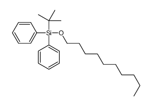 tert-butyl-decoxy-diphenylsilane结构式