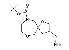 叔-丁基 3-(氨基甲基)-1,7-二氧杂-10-氮杂螺[4.6]十一烷-10-甲酸基酯图片